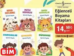 TÜRKİYE İŞ BANKASI KÜLTÜR YAYINLARI EĞLENCELİ BOYAMA KİTAPLARI